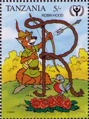 Letter R — Robin Hood