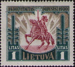 Vytautas on horseback