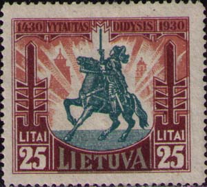 Vytautas on horseback