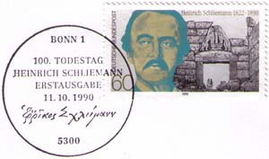 Bonn. Heinrich Schliemann
